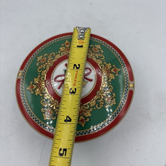 Hutschenreuther Germany Container 4.5"x2.25"‎ Trinket Box Louvre Frohe Christmas - Picture 2 of 8